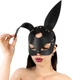 Шкіряна маска Зайчика Art of Sex - Bunny mask, колір Чорний - изображение 1
