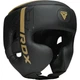 Боксерський шолом RDX F6 KARA Matte Golden M (капа у комплекті) - изображение 2