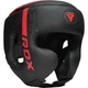 Боксерський шолом RDX F6 KARA Matte Red M (капа у комплекті) - изображение 2