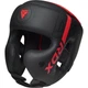 Боксерський шолом RDX F6 KARA Matte Red M (капа у комплекті) - изображение 4