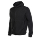 Тактическая M-Tac кофта Lite Microfleece Hoodie Black черная 2XL - изображение 1