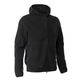 Тактическая M-Tac кофта Lite Microfleece Hoodie Black черная М - изображение 2