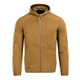 Тактическая M-Tac кофта Lite Microfleece Hoodie Coyote Brown темно-коричневая M - изображение 2