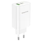 Сетевое зарядное устройство BOROFONE BN10 Sunlight PD65W dual port(1A1C) charger White 6974443388190 - изображение 1