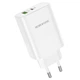 Сетевое зарядное устройство BOROFONE BN10 Sunlight PD65W dual port(1A1C) charger White 6974443388190 - изображение 5