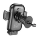 Автотримач Borofone BH204 Blue Charm wireless fast charging car holder(air outlet) Black - зображення 2