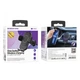 Автотримач Borofone BH204 Blue Charm wireless fast charging car holder(air outlet) Black - зображення 5