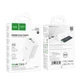 Мережевий зарядний пристрій HOCO C126A Pure power PD40W three-port(2C1A) charger set(Type-C to Type-C) White (6931474798749) - изображение 7