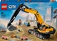 Конструктор LEGO City Жовтий будівельний екскаватор 633 деталі (60420) - зображення 1
