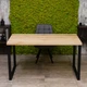 Стол для работы в стиле loft с дерева ясень ST-3220 1400/700 - изображение 9