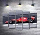 Модульная картина Красный автомобиль Ferrari на гоночной трассе "Формулы-1" 100x69 см Модуль №4 (001191) - изображение 1