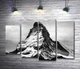 Модульная картина Гострий засніжений шпиль гори Матергорн (Matterhorn) 80x56 см Модуль №3 (000266) - зображення 1