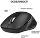 Миша OfficePro Silent Click Wireless/Bluetooth Black (M230B) - изображение 6