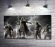 Модульная картина Воины разных стран на постере игры For Honor 60x34 см Модуль №2 (004157) - изображение 1