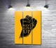 Модульная картина Мотивационная надпись: "Never Give Up" 60x85 см Модуль №2 (004359) - изображение 1