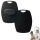 Силіконова масажна щітка скрабер для тіла, щітка, що відлущує масажер для ванни і душу, чорний (83837703) - зображення 1
