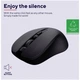 Мышка Trust Mydo Silent Wireless Black (25084) - изображение 7