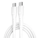 Кабель Type-C to Type-C 100cm Wiwu Armor Series 100W white Wi-C005 - зображення 1