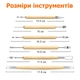 Набор профессиональных гончарных стеков - 6 штук - Двусторонние стеки из нержавеющей стали для раобты с глиной TY-06 - изображение 2