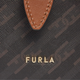 Сумка крос-боді через плече жіноча з натуральної шкіри Furla Unica Mini Crossbody WB00913BX13650054S10070054S Коричневий/Чорний (8050597394640) - зображення 4