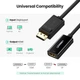 Конвертер Ugreen DisplayPort to HDMI 4K 60Hz 25 см Black (MM137) - изображение 6