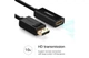 Конвертер Ugreen DisplayPort to HDMI 1080P 15 см Black (MM137) - изображение 2