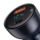 Автомобільний зарядний пристрій Baseus Particular Digital Display PPS Dual Quick Charger 65W USB + Type-C silver - изображение 3