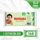 Дитячі вологі салфетки Natural Care, 3х56 шт. - Huggies (594691-337) - зображення 1