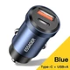 Зарядний пристрій Essager Gyro Mini Car Charger 30W Blue (ES-CC07) - зображення 2