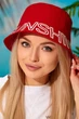Панама женская лето Adventure Time Braxton 1345 красный 56-58р - изображение 1
