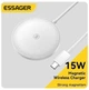 Бездротовий магнітний зарядний пристрій 15W + Type-C кабель Essager ES-WC07 білий - зображення 1
