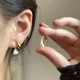 Серьги женские джекеты DeKolie MK1287 золотой с серебряным - изображение 2