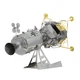 Металлический конструктор 3Д Metal Earth - Apollo CSM with LM, MMS168 - изображение 3