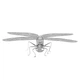 Металлический конструктор 3Д Metal Earth - Dragonfly, MMS064 - изображение 3