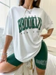 Женская пижама комплект футболка велосипедки New Style М зеленый (2-260) - изображение 1