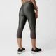 Легінси жіночі Dry+ Feel для бігу укорочені хакі - S UA42L31 - изображение 3
