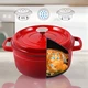Чугунная кастрюля 4.8 л Красная Ringel Essen для всех видов плит - изображение 2