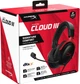 HyperX Гарнiтура Cloud III 3.5mm/USB-A/USB-C Black/Red - изображение 15