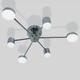 Люстра потолочная светодиодная LED Light House SY-18898/6 CR 800*130 72W хром - изображение 2