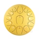 Глюкофон 12" (30см) 13 нот Hluru Huashu THL13-12 Golden Carbon Steel Tongue Drum - зображення 1