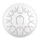 Глюкофон 12" (30см) 13 нот Hluru Huashu THL13-12 White Carbon Steel Tongue Drum - зображення 1