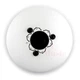 Глюкофон 12" (30см) 13 нот Hluru Huashu THL13-12 White Carbon Steel Tongue Drum - зображення 4