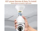 IP видеокамера 360 ° Панорамная WIFI камера в патрон Е27 Smart 3120S-DPXY, 2MP - изображение 2
