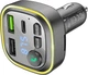 Автомобильный FM модулятор Borofone BC48 18W (QC3.0 + 2 USB + TypeC + BT5.0) Black (36239) - изображение 5