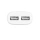 Блок питания - сетевой адаптер 2 порта Hoco C12 2USB белый - изображение 2