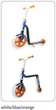 Самокат трансформер Scoot & Ride Highwaygangster White/Blue/Orange - зображення 9