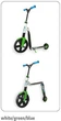 Самокат трансформер Scoot & Ride Highwaygangster White/Green/Blue - изображение 2