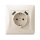 Розетка кремова 1а із заземленням та 2USB BINERA(VF-BNSK1GU2-CR) - зображення 6