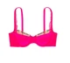 Бюстгальтер Victoria's Secret Smooth Logo Embroidery Lightly Lined Balconette Bra Розовый 75A - изображение 3