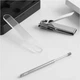 Манікюрний набір HuoHou Nail Clipper Set 4Pcs HU0210 Black - зображення 3